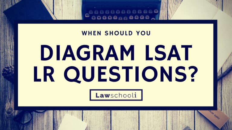 When to Diagram LSAT LR Questions