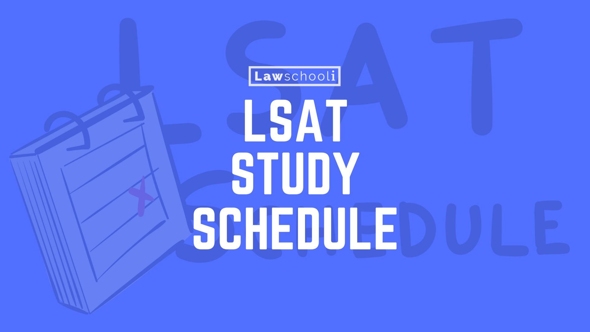 How To Study For The Lsat In Two Months Study Poster