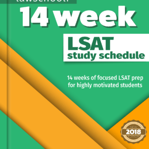14-week LSAT Study Schedule