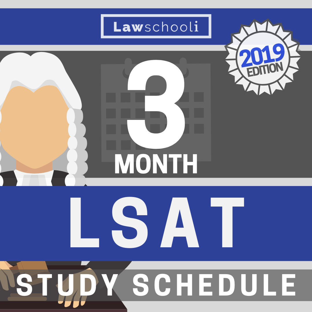12-week LSAT Study Schedule (3 month)