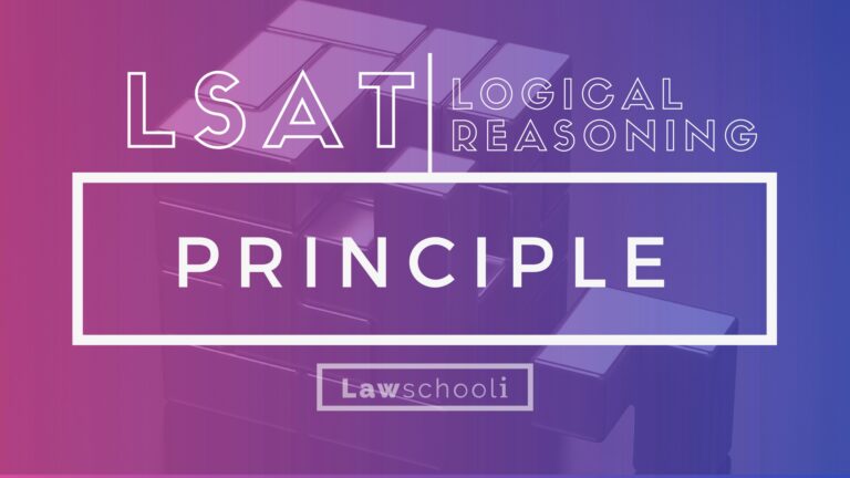 LSAT LR Principle Questions