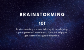 How To Brainstorm An Effective Personal Statement Topic