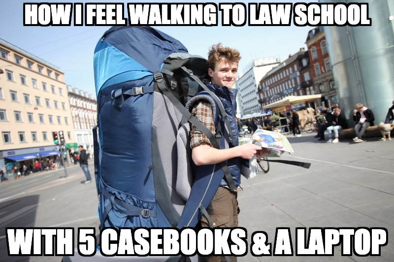 oversized backpack meme