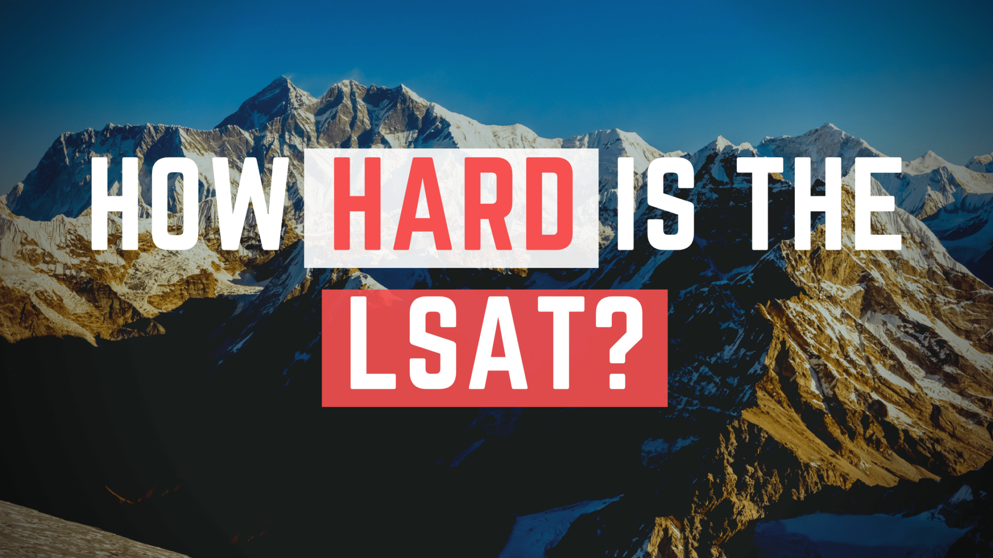 How Hard Is The LSAT, Really? - LawSchooli